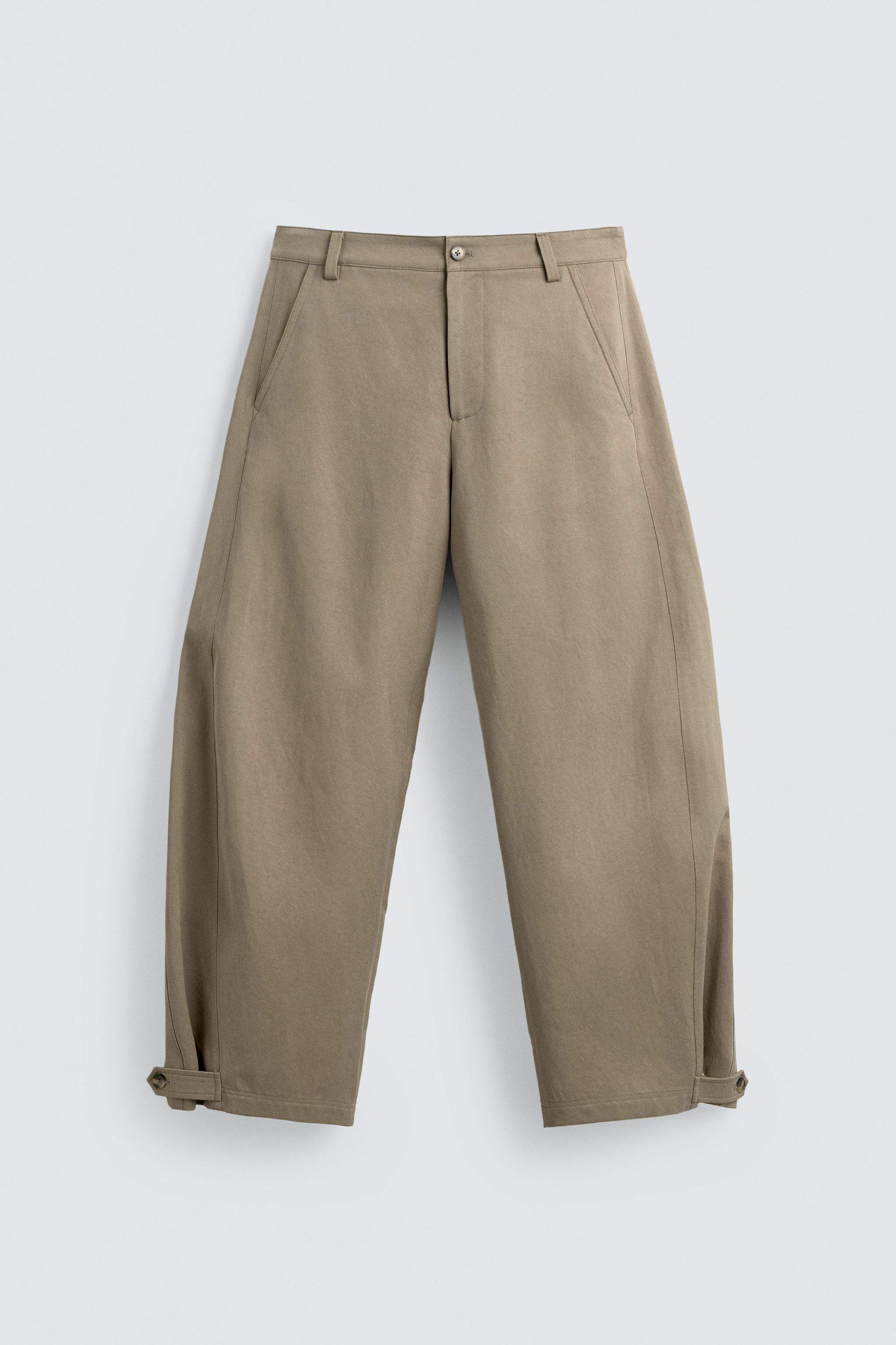 PANTALON COUPE DÉCONTRACTÉE À BAS AJUSTABLE